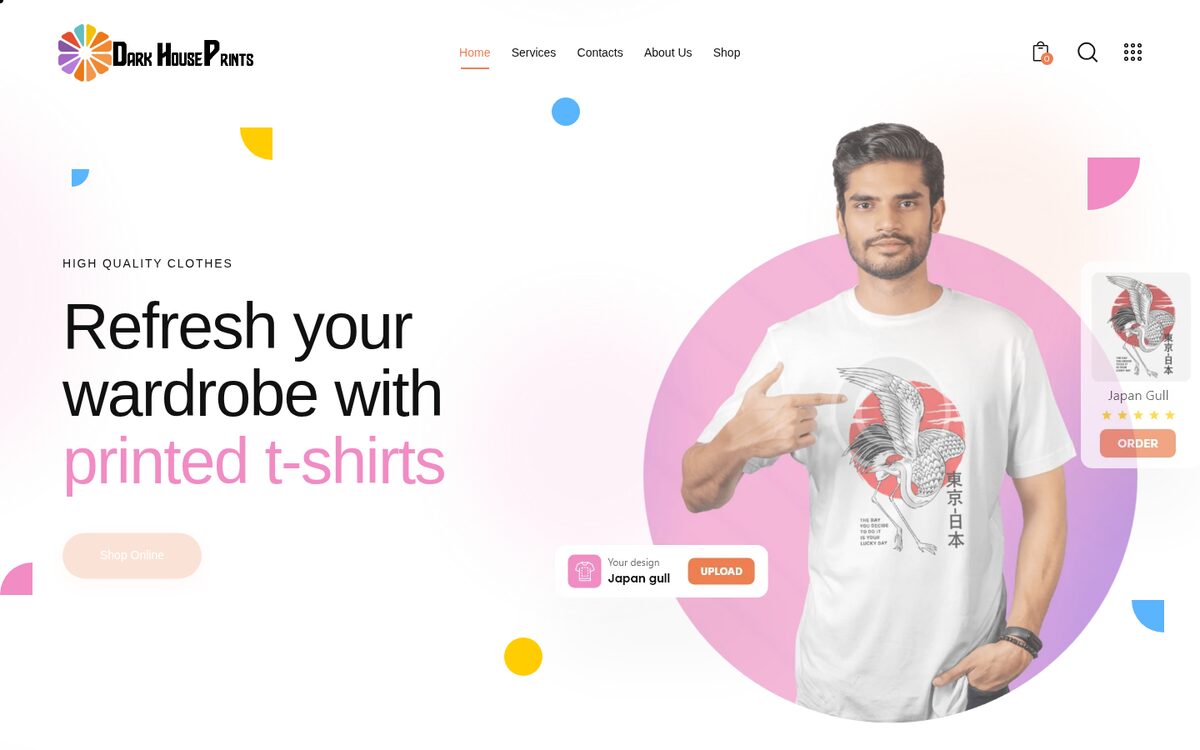 Dark House Prints website designed by Right Way Branding